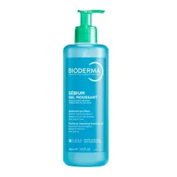 Gel Spumant de curatare purifiant pentru piele mixta si grasa Sebium, 400ml, Bioderma
