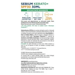 Gel-Crema Anti-imperfectiuni SPF30 Sebium Kerato+, 30ml, Bioderma