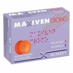Maxiven Cromo, 20 + 20 capsule, BioSooft