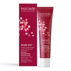 Acne Out Crema Triplu Activa, 30ml, Biotrade