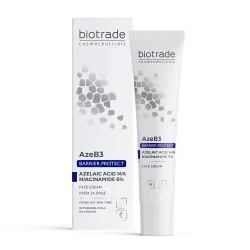 Crema de fata cu 14% Acid Azelaic + 6% Niacinamida AzeB3 Barrier Protect, 30 ml, Biotrade