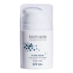 Crema iluminatoare de zi cu SPF50+ Pure Skin, 50ml, Biotrade