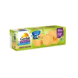 Biscuiti natur fara gluten si lactoza, 120g, Gerble Expert Dietetic