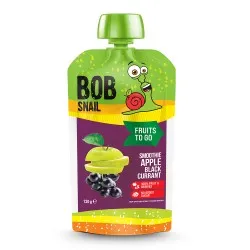 Smoothie Mar si Coacaze Negre, 120g, Bob Snail