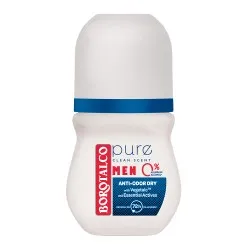 Deodorant Roll-On Men Pure Clean Scent, 50ml, Borotalco