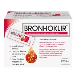 Bronhoklir pentru tuse uscata, 15 plicuri, Stada