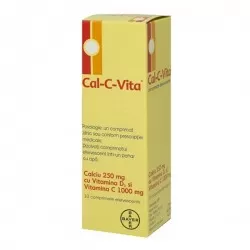 Cal-C-Vita, 10 comprimate efervescente, Bayer