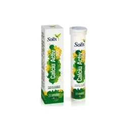 Calciu Activ 500 Solix, 20 comprimate efervescente, Health Advisors