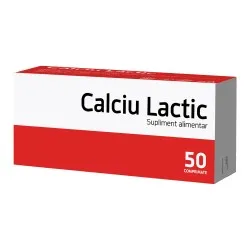 Calciu Lactic, 50 comprimate, Biofarm