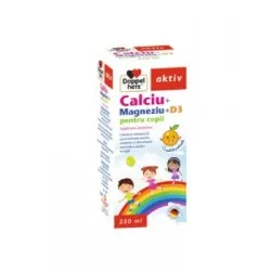 Calciu + Magneziu + D3 Sirop, 250 ml, Doppelherz