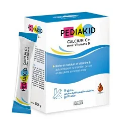 Calcium C+ Vit D3, 14 plicuri, Pediakid