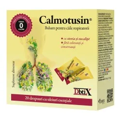 Calmotusin cu stevia Dbtix, 20 dropsuri, Dacia Plant