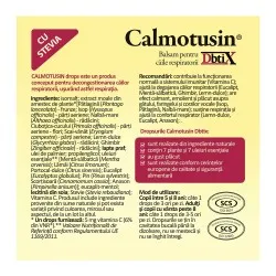 Calmotusin cu stevia Dbtix, 20 dropsuri, Dacia Plant