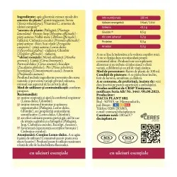 Sirop din extracte de plante si vitamina C Calmotusin Dbtix, 100 ml, Dacia Plant