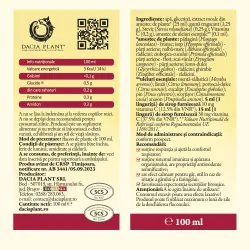 Sirop din extracte de plante si vitamina C Calmotusin Dbtix, 100 ml, Dacia Plant