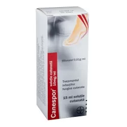 Canespor solutie, 10mg/ml, 15 ml, Bayer