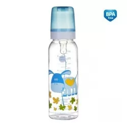 Biberon cu gat ingust PP Cute animals 12 luni+, 250ml, Canpol babies