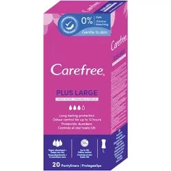 Carefree Panty Plus Large Fresh x 20