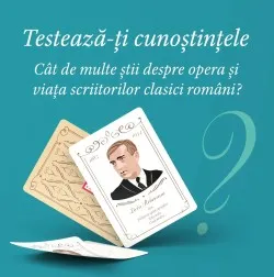 Carti de Joc Scriitori Clasici, 1 pachet x 52 carti -D-Toys