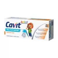 Cavit Junior Multivitamine Caise - comprimate masticabile x 20 - Biofarm
