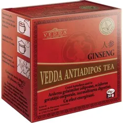 Ceai antiadipos cu ginseng, 30 plicuri, Vedda