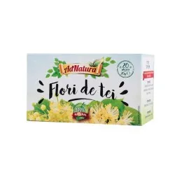 Ceai de tei flori, 20 plicuri, AdNatura