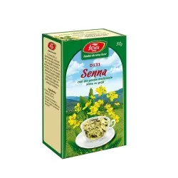 Ceai Senna frunze, D131, 50 g, Fares