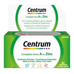 Centrum Complet de la A la Zinc, 60 comprimate, GsK