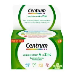 Centrum de la A la Zinc, 30 comprimate, Gsk
