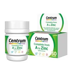 Centrum de la A la Zinc, 30 comprimate, Haleon