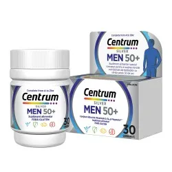 Centrum Silver 50+ pentru barbati, 30 comprimate, GSK