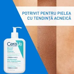 Gel de Curatare Spumant Anti-Imperfectiuni Control, 473ml, Cerave