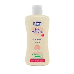 Chicco 10242-9 Baby Moments Sensitive Ulei de Masaj Dermatologic +0luni x 200ml