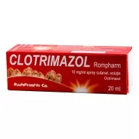 Clotrimazol 10 mg/ml -spray cutanat x 20 ml - Rompharm