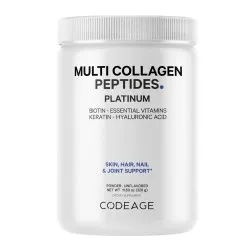 CodeAge Platinum Multi Collagen Peptides, pulbere x 323g, GNC