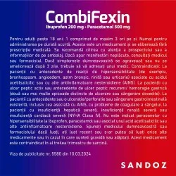 Combifexin, 200 mg/ 500 mg, 10 comprimate filmate, Sandoz