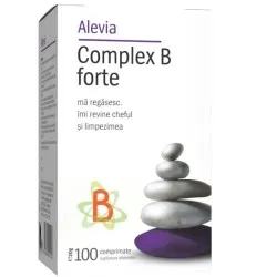 Complex B Forte, 100 comprimate, Alevia