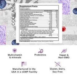 Complex de Multivitamine pentru Adolescenti pentru Ten Sanatos, 60 capsule, GNC