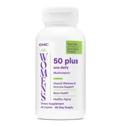 Complex Multivitaminte pentru femei 50 Plus One Daily, 60 tablete, GNC