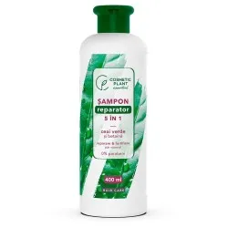 Cosmetic Plant Sampon Reparator 5 in 1 cu Ceai Verde si Betaina x 400 ml
