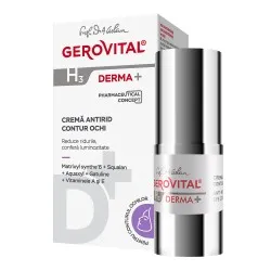 Crema antirid contur ochi H3 Derma+, 15 ml, Gerovital