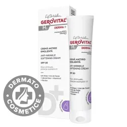 Crema antirid emolienta SPF30 H3 Derma+, 30 ml, Gerovital