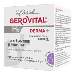 Crema antirid si fermitate H3 Derma+, 50 ml, Gerovital