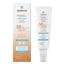 Crema cu protectie solara pentru copii SPF 50+ Repaskin Pediatric, 50ml, Sesderma