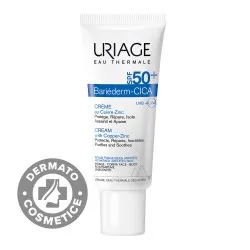 Crema cu SPF 50+ Bariederm Cica, 40ml, Uriage