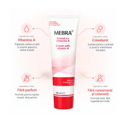 Crema cu Vitamina A, 100 ml, Mebra