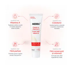 Crema cu Vitamina A, 40 ml, Mebra