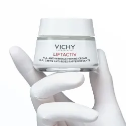 Cremă de zi antirid și fermitate pentru ten uscat cu acid hialuronic pur LIFTACTIV H.A, 50ml, VICHY