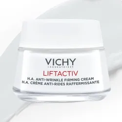 Cremă de zi antirid și fermitate pentru ten uscat cu acid hialuronic pur LIFTACTIV H.A, 50ml, VICHY