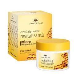 Crema de noapte revitalizanta cu miere Essential, 50 ml, Cosmetic Plant